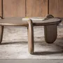 Tables basses - Table basse en bois de mangue marron 100x100x40 cm - VICAL
