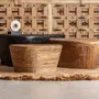 Tables basses - Table basse en bois de teck marron 70x60x34 cm - VICAL