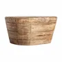Coffee tables - Brown teak wood coffee table 60x50x30 cm - VICAL