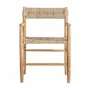 Chaises - Fauteuil en bois de teck marron 57x55x80 cm - VICAL