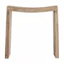 Footrests - Brown teak wood footrest 48x28x47 cm - VICAL