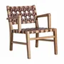 Fauteuils - Fauteuil en bois de teck marron 62x72x74 cm - VICAL