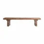Coffee tables - Brown railway wood coffee table 150x60x34 cm - VICAL