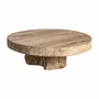 Tables basses - Table basse en bois de chemin de fer marron 90x90x30 cm - VICAL