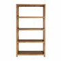 Etagères - Bibliothèque en bois d’orme recyclé marron 115x41x206 cm - VICAL
