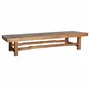 Coffee tables - Brown recycled elm wood coffee table 180x60x36 cm - VICAL