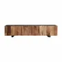 Coffee tables - Brown recycled elm wood coffee table 160x40x36 cm - VICAL