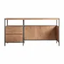 Desks - Light brown mango wood desk 150x60x75 cm - VICAL