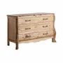 Chests of drawers - Brown elm wood chest of drawers 137x53x80 cm - VICAL