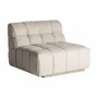 Sofas - Central sofa module in light brown pine wood 95x95x76 cm - VICAL