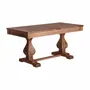 Dining Tables - Extending table in brown mango wood 180x90x78 cm - VICAL