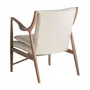 Fauteuils - Fauteuil en polyester blanc cassé 73x76x84 cm - VICAL