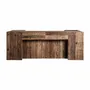Other tables - Brown reclaimed wood bar counter module 90x60x110 cm - VICAL