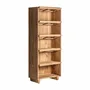 Armoires - Vitrine en bois de chemin de fer marron 85x46x211 cm - VICAL
