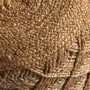 Footrests - Brown jute puff 40x40x46 cm - VICAL