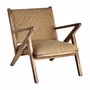 Armchairs - Brown jute armchair 62x83x72 cm - VICAL