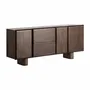 Sideboards - Brown mango wood sideboard 180x40x77 cm - VICAL