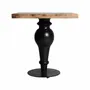 Other tables - Black mango wood bar table 75x75x77 cm - VICAL