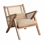 Armchairs - Brown mango wood armchair 63x82x72 cm - VICAL