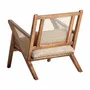 Armchairs - Brown mango wood armchair 63x82x72 cm - VICAL