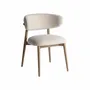 Chairs - Off-white ash wood chair 59x465x79 cm - VICAL