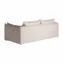 Canapés - Sofa en polyester blanc cassé 230x105x98 cm - VICAL