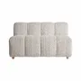 Sofas - Central sofa module in light brown pine wood 122x82x76 cm - VICAL