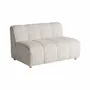 Sofas - Central sofa module in light brown pine wood 122x82x76 cm - VICAL