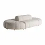 Sofas - Central sofa module in light brown pine wood 122x82x76 cm - VICAL