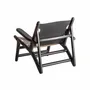 Fauteuils - Fauteuil en bois de mangue noir 76x82x76 cm - VICAL
