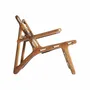 Fauteuils - Fauteuil en bois de mangue marron 75x82x76 cm - VICAL
