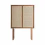 Wardrobe - Brown mango wood cabinet 100x45x150 cm - VICAL
