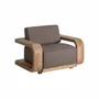 Fauteuils - Fauteuil en bois de chemin de fer marron 110x100x84 cm - VICAL