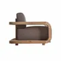 Fauteuils - Fauteuil en bois de chemin de fer marron 110x100x84 cm - VICAL