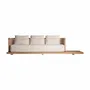 Sofas - Brown railway wooden sofa 320x90x70 cm - VICAL