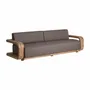 Canapés - Sofa en bois de chemin de fer marron 270x100x84 cm - VICAL