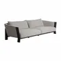 Canapés - Sofa en polyester gris 254x107x82 cm - VICAL