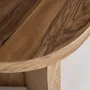 Autres tables  - Table basse en bois récupéré marron 46x46x56 cm - VICAL