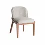Chairs - White rubber wood chair - VICAL