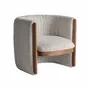 Armchairs - Brown pine wood armchair  - VICAL