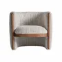 Armchairs - Brown pine wood armchair  - VICAL