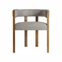 Chairs - Brown ash wood chair 60x56x68 cm - VICAL