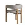 Chairs - Brown ash wood chair 60x56x68 cm - VICAL