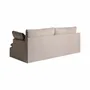 Sofas - Gray linen sofa 210x100x89 cm - VICAL