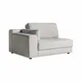 Sofas - Off-white polyester corner 140x106x85 cm - VICAL