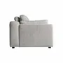 Sofas - Off-white polyester corner 140x106x85 cm - VICAL