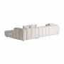 Sofas - Off-white polyester sofa 360x200x90 cm - VICAL