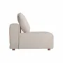 Sofas - Central sofa module in cream polyester 101x101x92 cm - VICAL