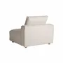 Sofas - Central sofa module in cream polyester 101x101x92 cm - VICAL