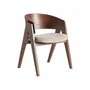 Chaises - Chaise en bois de chêne marron 63x57x79 cm - VICAL